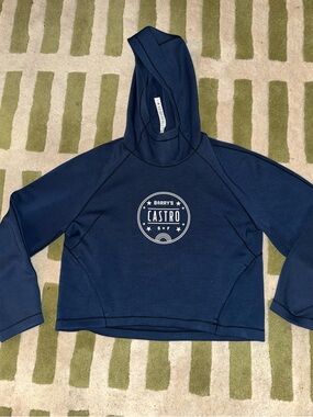 Lululemon Barry's Castro Cropped Hoodie with White Logo